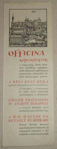 Könyvjelző: Officina képeskönyvek