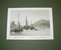 Alt Rudolf- Sandmann: A gőzhajók alsó kikötője Pesten