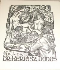 Drahos István: Ex libris Dr. kertész Dénes