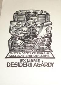 Drahos István: Ex libris Desiderii Agárdy