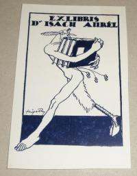 Szigethy István (1891 - 1966): Ex libris Dr. Isacu Aurél
