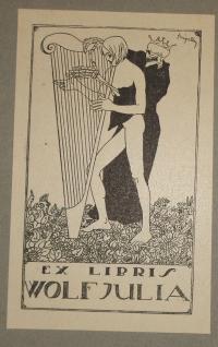 Szigethy István (1891-1966): Ex libris Wolf Julia