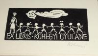 Kőhegyi Gyula: Ex libris Kőhegyi Gyuláné