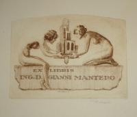 RÉVÉSZ Kornél: Ex libris Ing D. Giannai Mantero