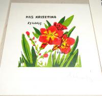 Moskál, Tibor (1930 - 2014): Ex libris Kas Krisztina