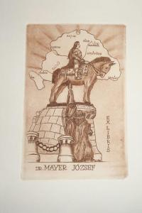 Dániel Viktor (1926 - 2001): Ex libris Dr. Mayer József