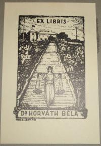 Nikelszky Géza: Ex libris Dr. Horváth Béla